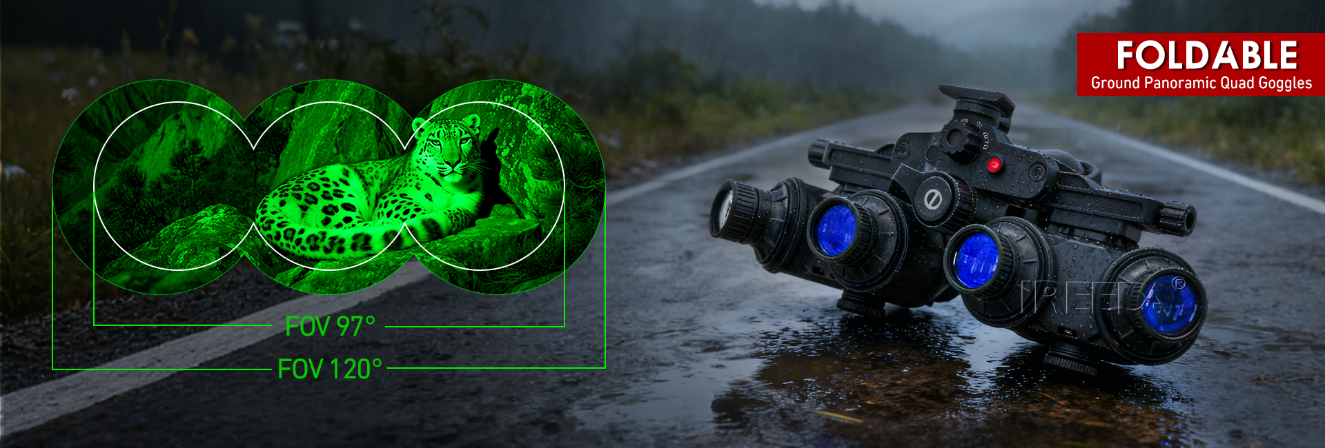 Thermal imaging night vision