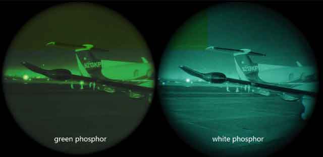 green phosphor white phosphor