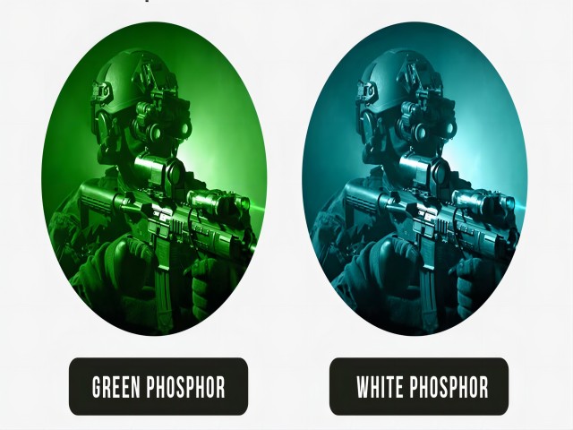 green white phosphor