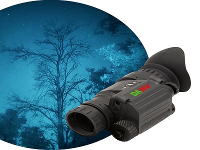 image effect of low light night vision device