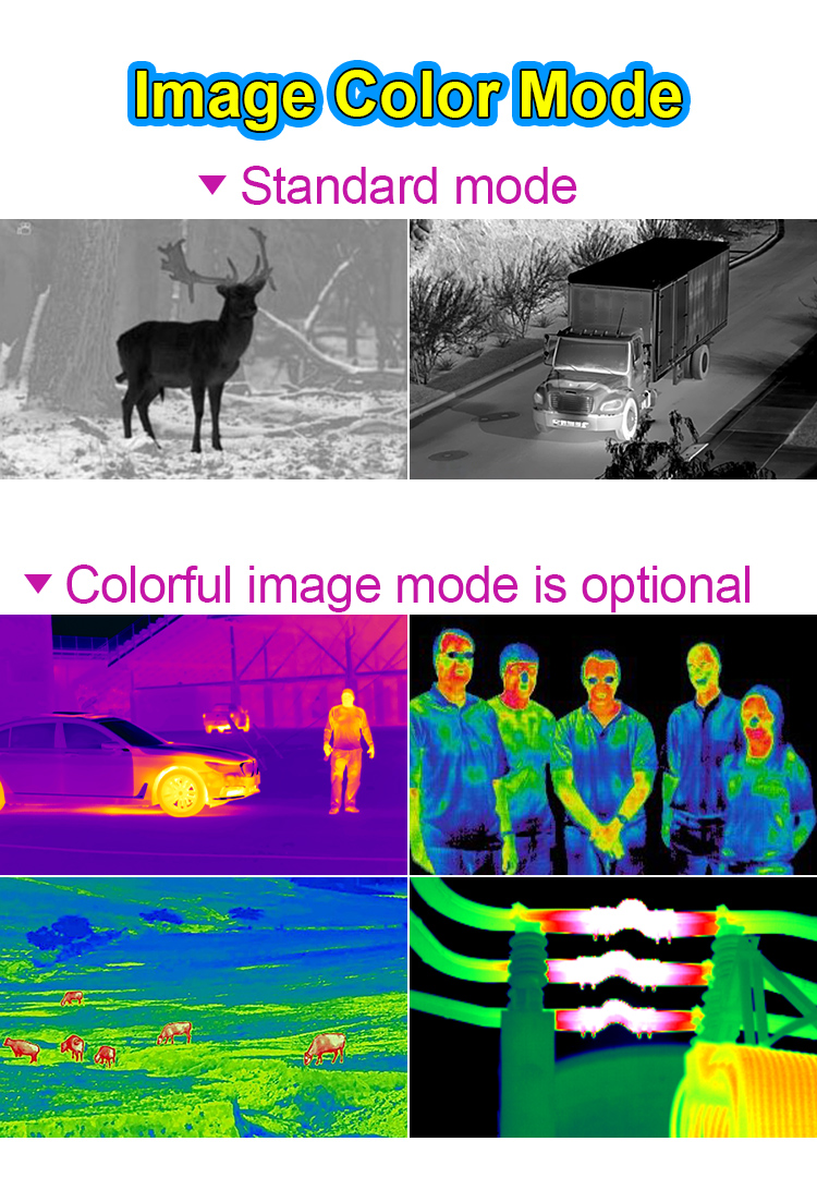 thermal camera，384x288px/640x512px，NETD less than 20mk