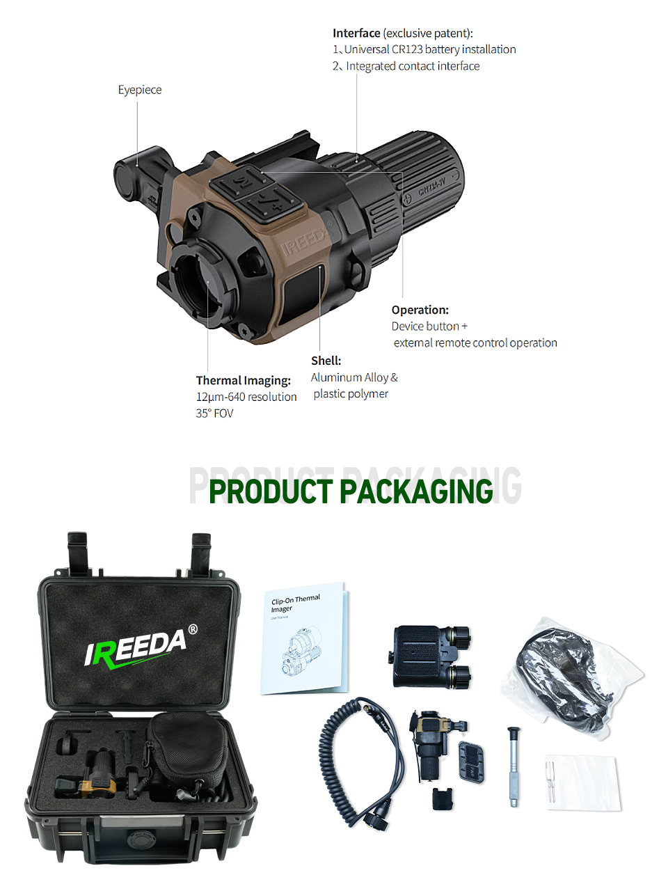 IREEDA Clip-on Thermal Imager