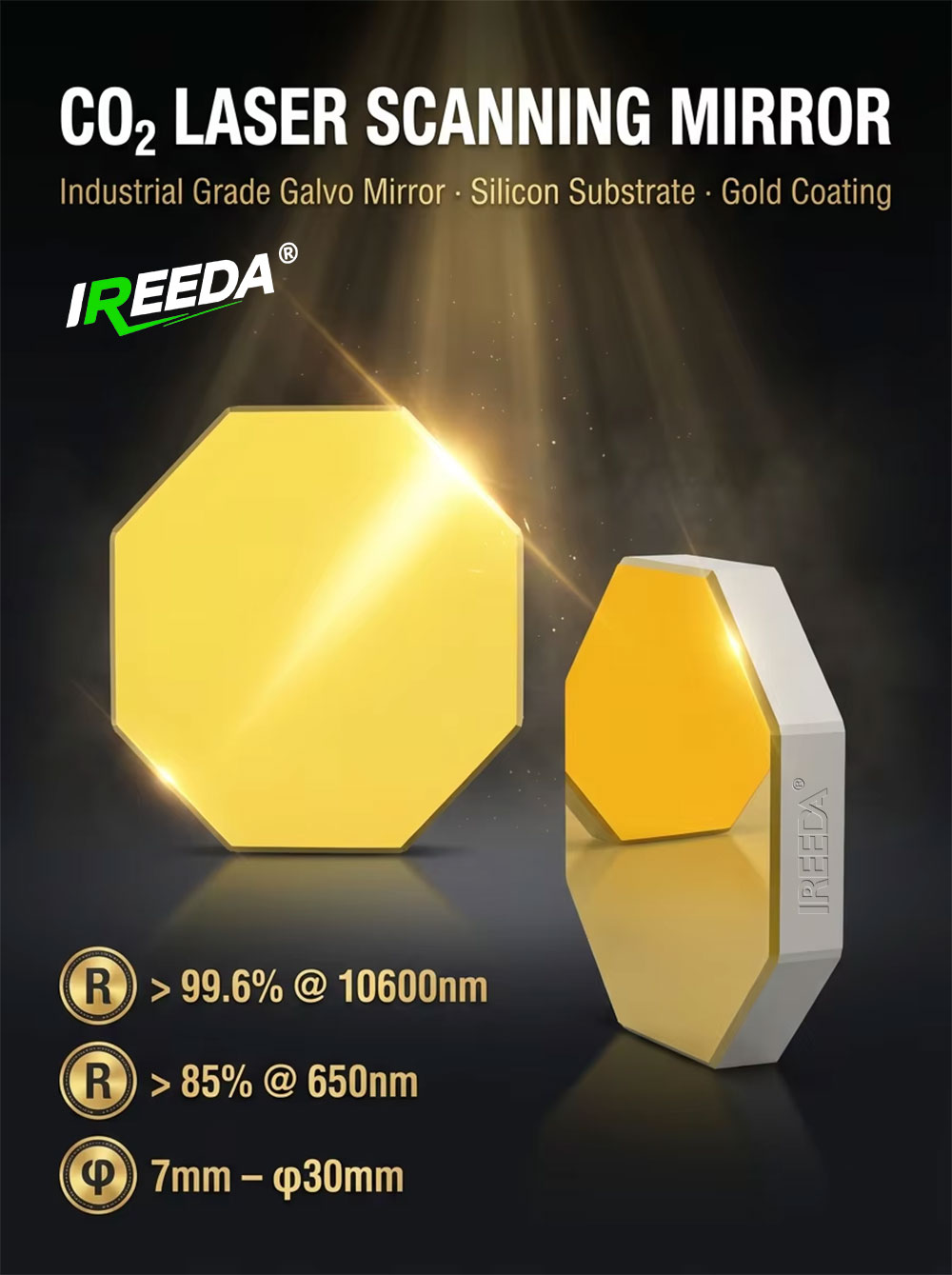 IREEDA CO2 Laser Scanning Mirror