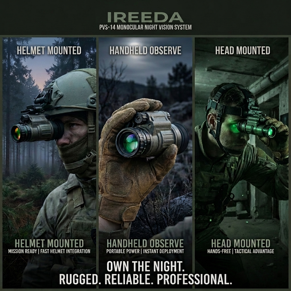 DA Head/helmet/handheld support PVS14 
